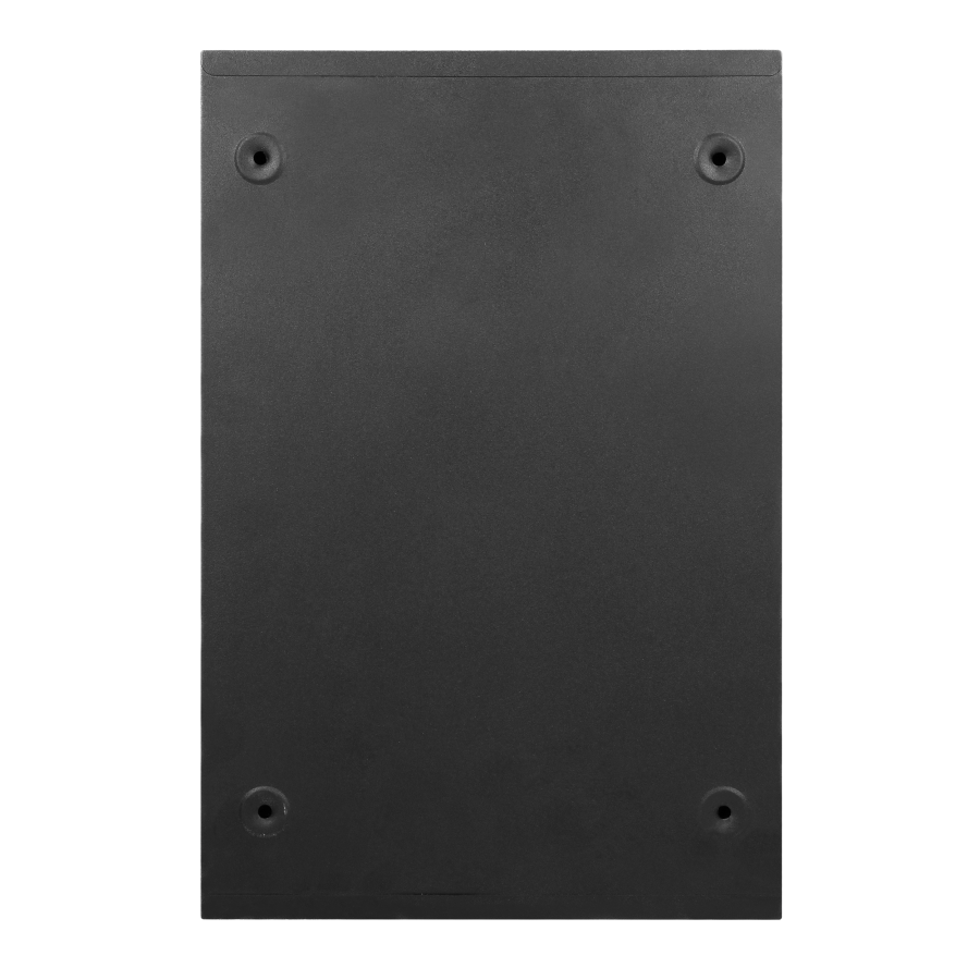 Small BALI mailbox with name plate, galvanized steel, black